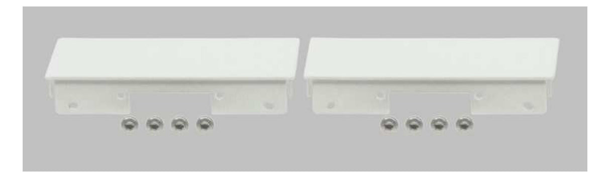 REGIOLUX Endkappe ws ST L108mm B19mm procube -CUS -1 vw RAL9016 H43mm