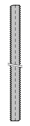 WALRAVEN Gewindestange DIN 976-1 ev 1 m Gew. M8