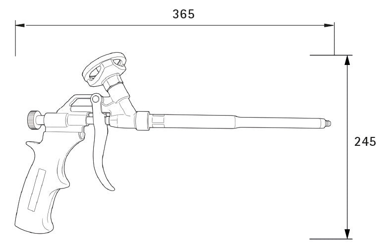 Walraven Schaumpistole Tangit G300 365x245x48 | HE-JG300
