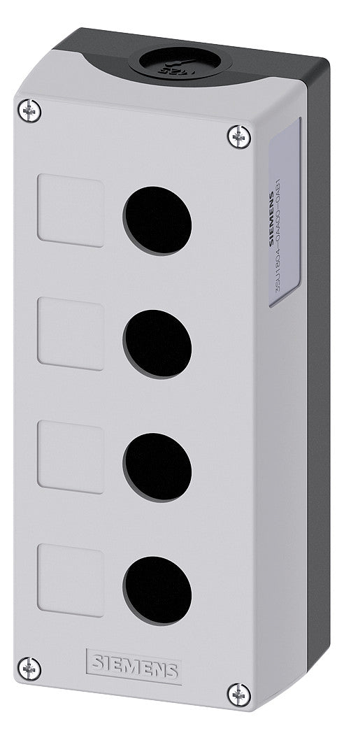 SIEMENS Aufbaugehäuse Kst 22mm IP68 3SU1804-0AA00-0AB1 85x194x63,8mm