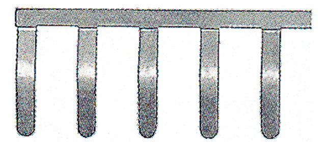 WEIDMÜLLER Querverbinder 58p gr steckb QB 58/8/15 isol m.Berühr.schutz