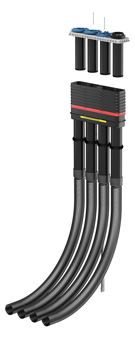 Doyma Quadro-Secura Nova R4-I für Schuck 1" 1xW 1xE 1xT | 226200054010