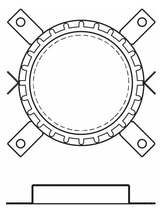 WALRAVEN Brandschutzmanschette Pacifyre AWM III für brennbares Rohr 90 mm