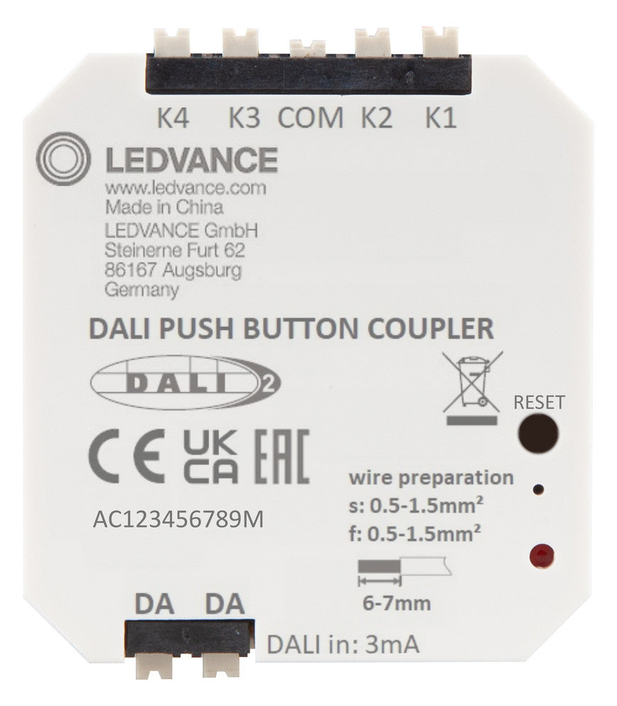 OSRAM-LEDVANCE Steuergerät IP20 PUSHBUTTON COUPLER DALI-2