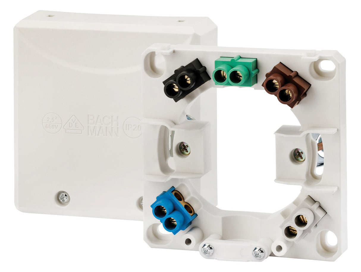 BACHMANN Herdanschlussdose AP/UP IP20 190.270 5x2.5qmm Schraubkl cws