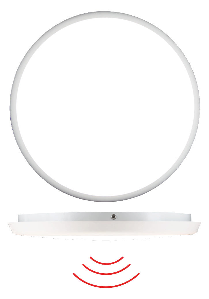 BEG LED-Sensorleuchte 25W 4000K 2100lm AL8-25-300-LEDN-HF ws Konv