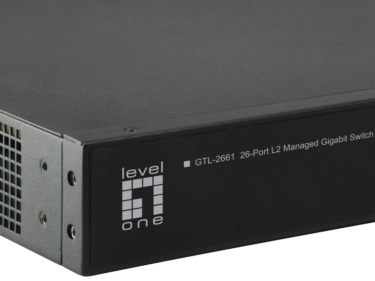 26-Port L2 Managed Gigabit Switch, 2x 10GbE SFP+ - GTL-2661