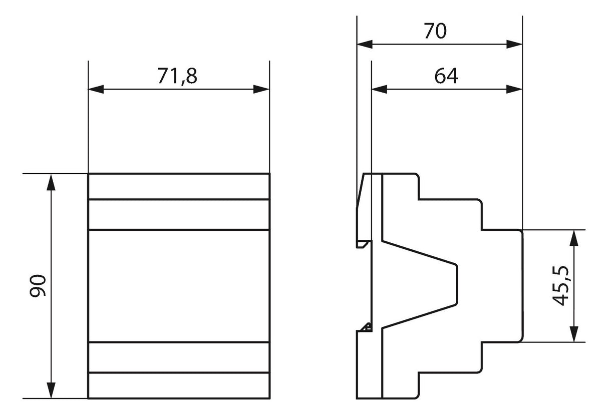 THEBEN Schnittstelle DALI KNX REG LED DALI Gateway P64 KNX 100-240V 4TE IP20