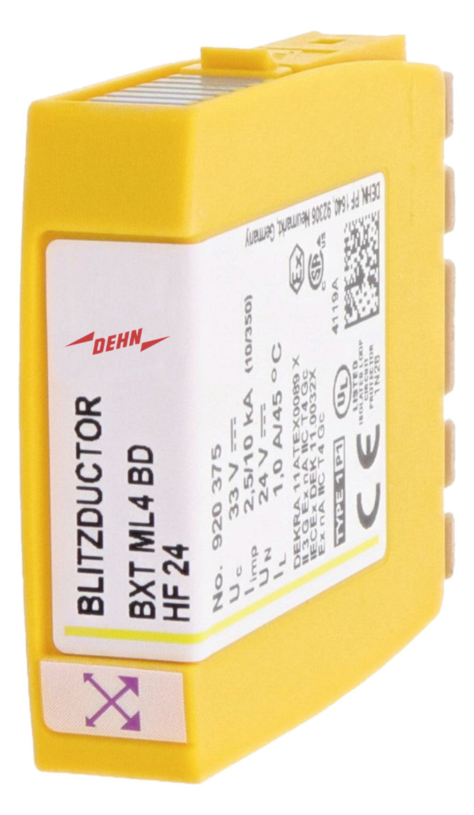 DEHN SE Kombiableiter 24VDC 47Va-a 10kA BXT ML4 BD HF 24 550Va-e Basiselem