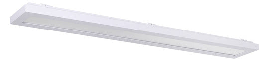 ESYLUX LED-Deckenanbauleuchte 31,4W ws LENJA CL 1200 DDP OP 4300 830 IP44 3000K