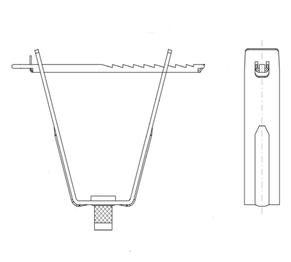 WALRAVEN Deckenhänger Britclips Rapid RTB 10 für Trapezblech einteilig M10