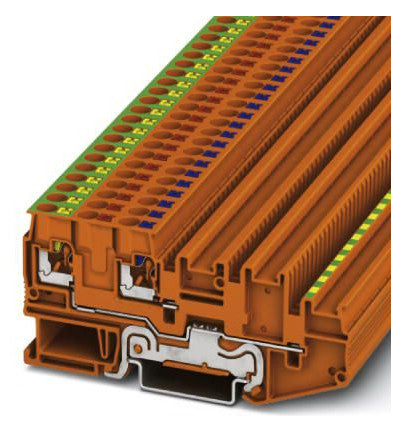 PHOENIX Reihenklemme 0,2-2,5qmm 4Etagen PTIO-IN 2,5/4-PE OG or 20A TS35