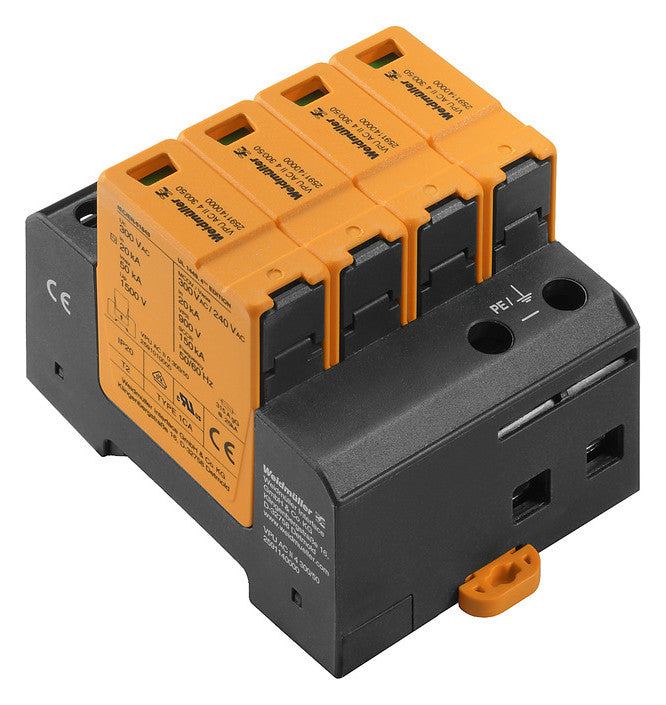 WEIDMÜLLER Überspannungsableiter 230VAC VPU AC II 4 300/50 Netzform-/TN-C/TN-C-S