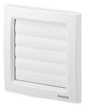 MAICO Wand-Jalousieklappe Kst 150x150mm AP 100 100mm ausblas Mit Einbaurahmen