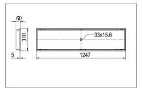 RIDI LED-Deckeneinbauleuchte 22W 4000K LENSES -EE1247NDWS840B0350 3574lm ws