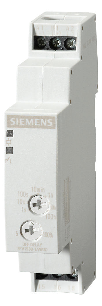 SIEMENS Zeitrelais 12-240V/AC 0.05s-100h 7PV1538-1AW30 rückfVerz