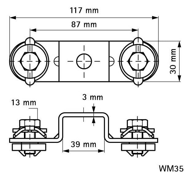 Walraven Kreuzverbinder RapidRail ev 30x117x42 - für 38x40 | 6584156