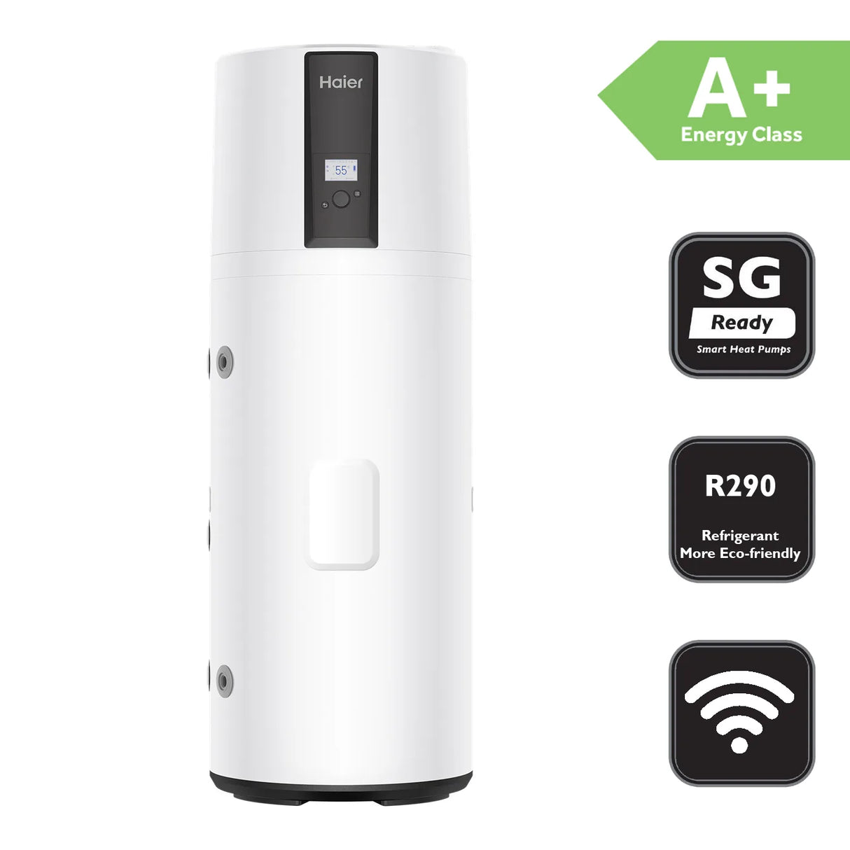 Haier HP250M7C-F9 – Warmwasser-Wärmepumpe 240 L Compact – A+ – R290