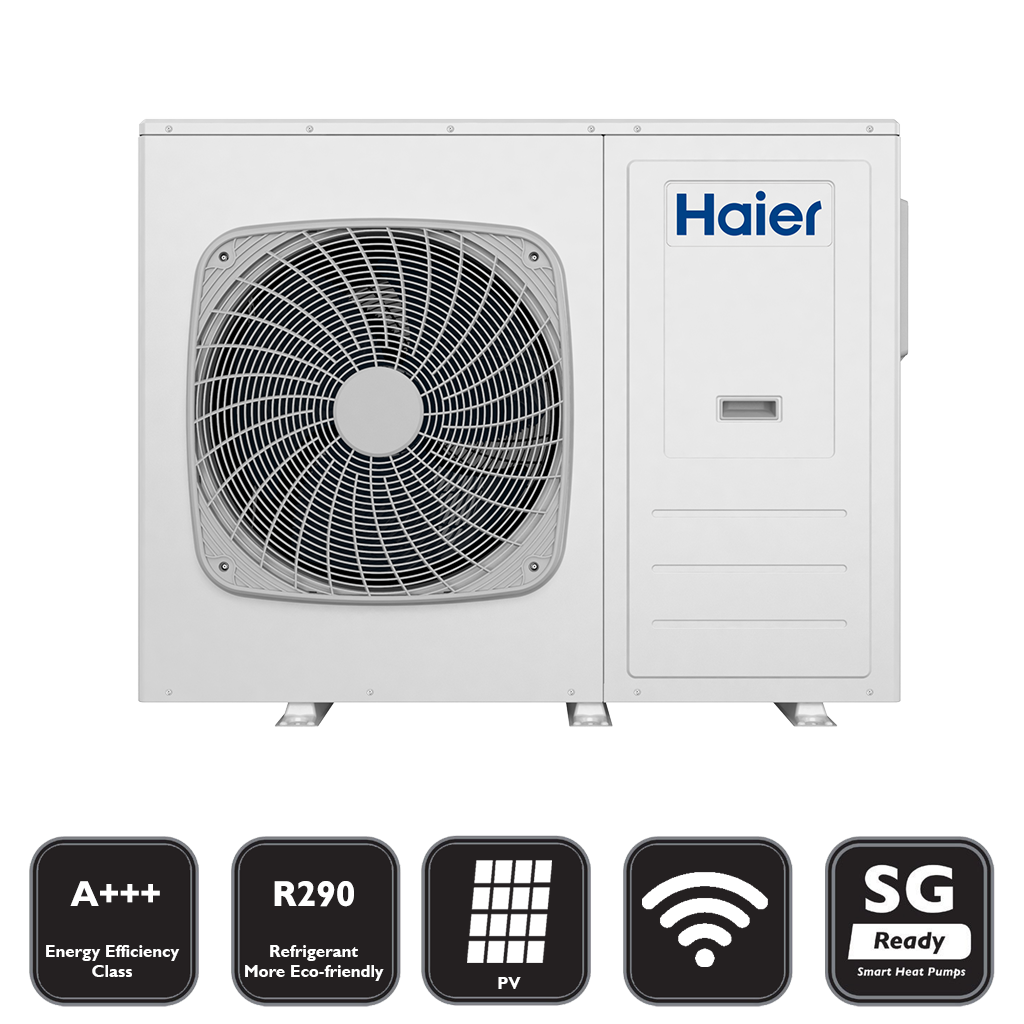 Haier Monoblock‑Wärmepumpe HPM12‑Nd2 – 12,0 kW Heizen – R290