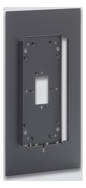 SIEDLE Putzblende 1f UP sw VA HT/NB 800-0 S 150x282x1mm