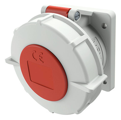 MENNEKES CEE-Anbausteckdose 4p 32A 6h 1814 400V/rt IP67 schraubl.Kl ger Kst