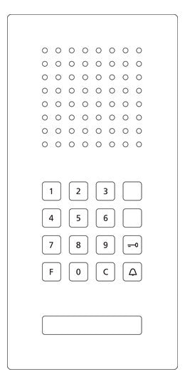 SIEDLE Türlautsprecher UP edst 1RT Bus F CL ACOM 01 B-0 Mit digitalem Türcode