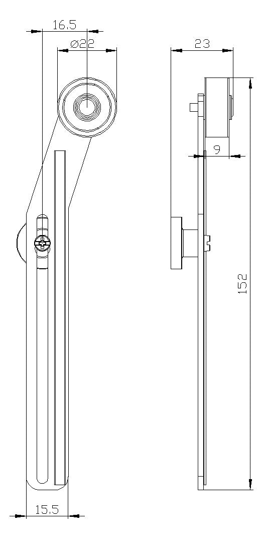 SIEMENS Antriebskopf 3SE5000-0AA56 Schwenkhebel verstellbar