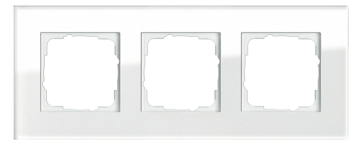 GIRA Rahmen 3f ws glas Esprit 021312
