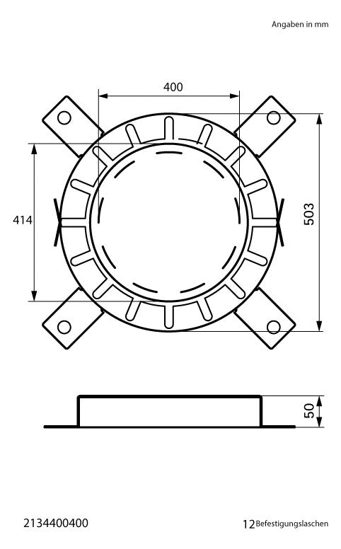 Walraven Brandschutzmanschette Pacifyre AWM II für br. Rohr / ged. MSV 400mm | 2134400400