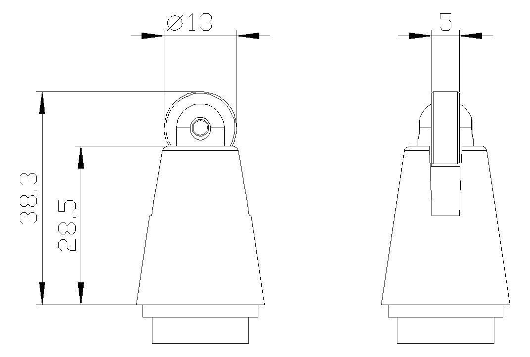SIEMENS Antriebskopf Rollenstößel 3SE5000-0AD02