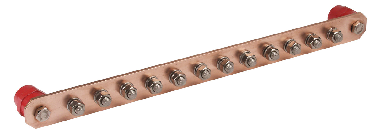 DEHN SE Potentialausgleichschiene Cu V2A PAS I 12AP M10 CU n.Klemme Aufb_fix