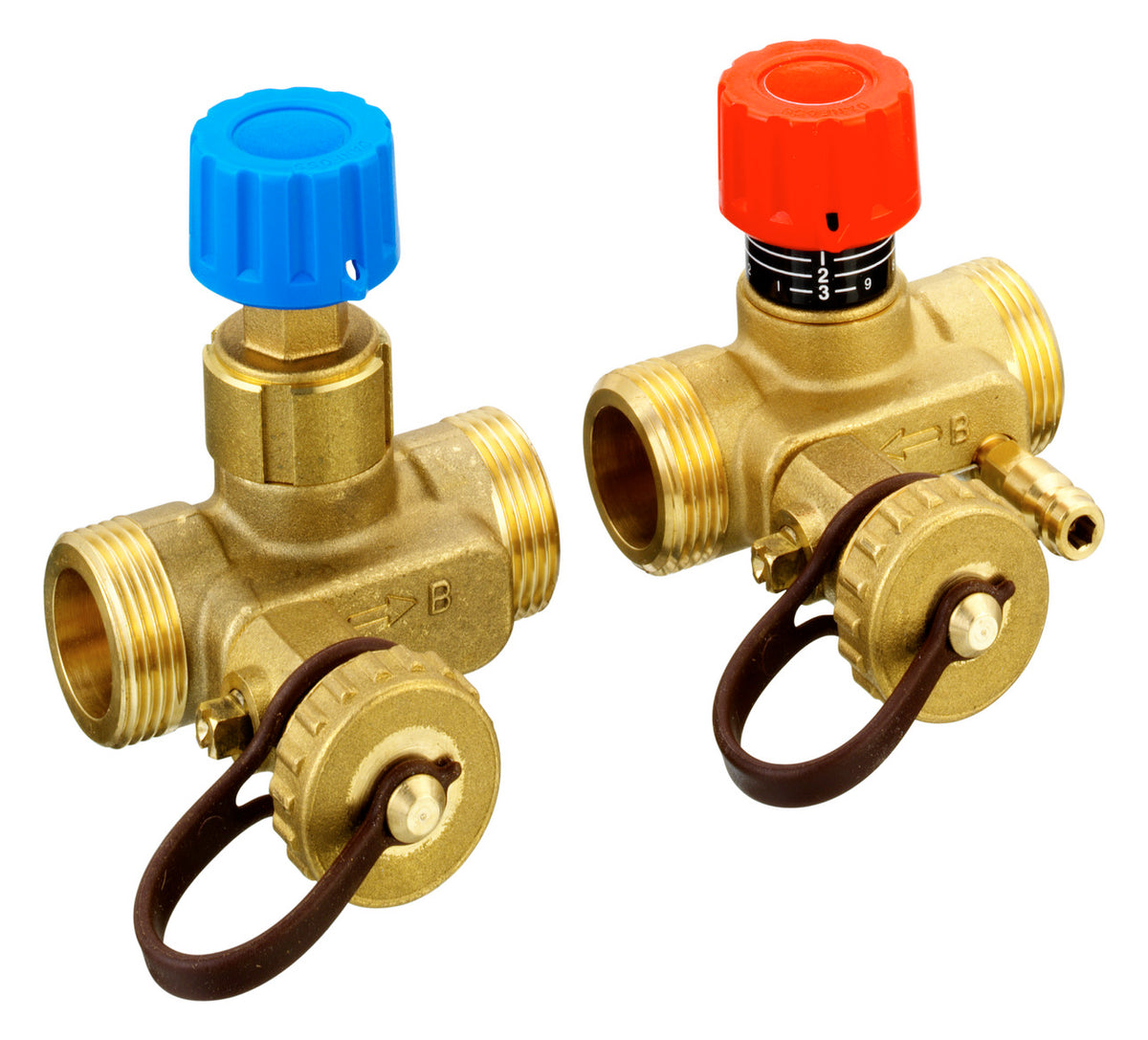 Danfoss Absperr-/Regulierventil USV-Set USV-Set 20 (1 USV-I, 1 USV-M), Rp 3/4 | 003Z2142