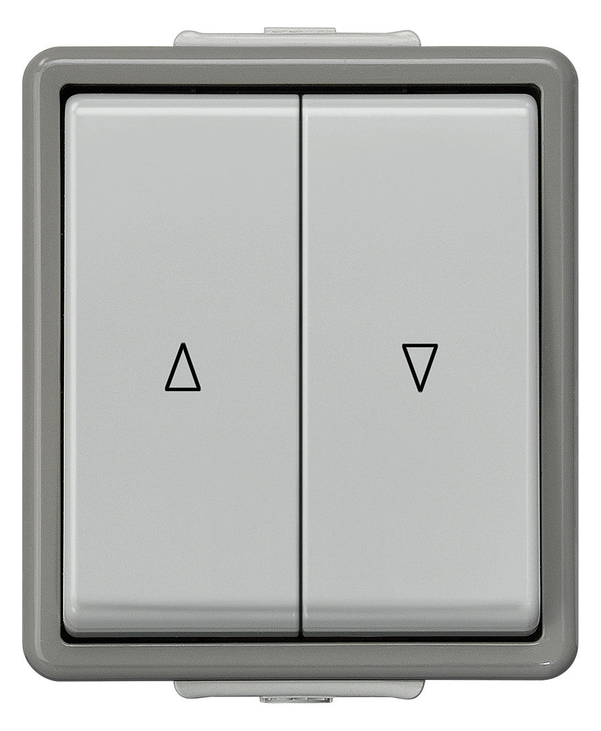SIEMENS Jalousietaster -Einsatz gr glz 5TD4708 Wippe IP44 2p