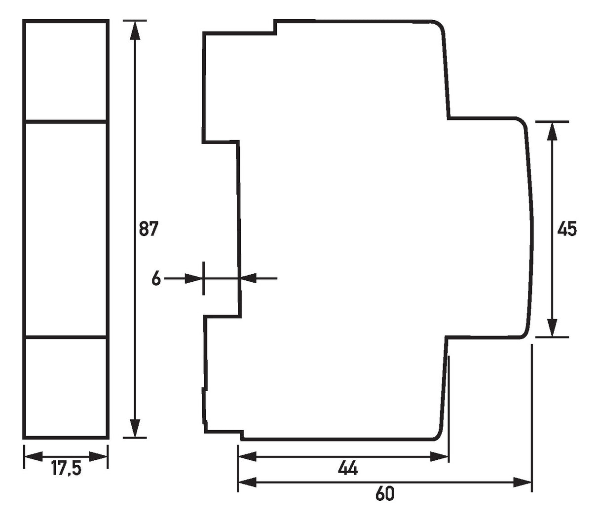 DOEPKE Lastabwurfrelais 400V 6,7-39A 1Ö RLR 2, Lastabwurfrelais 3,1-5,3A/ansp