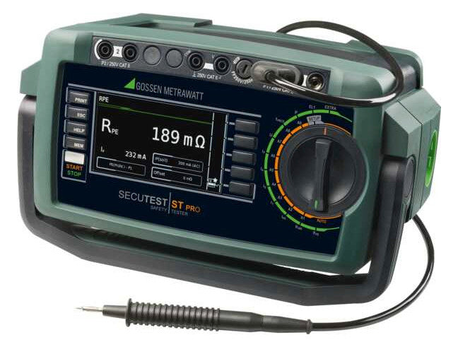 GOSSEN-METRA Prüfgerät DIN VDE 0100 SECUTEST ST PRO BT COMFORT graph