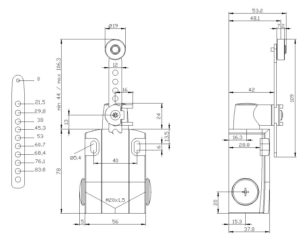 SIEMENS Einzelpositionsschalter 1S 1Ö 3SE5122-0BH60 Metall SichFunkt