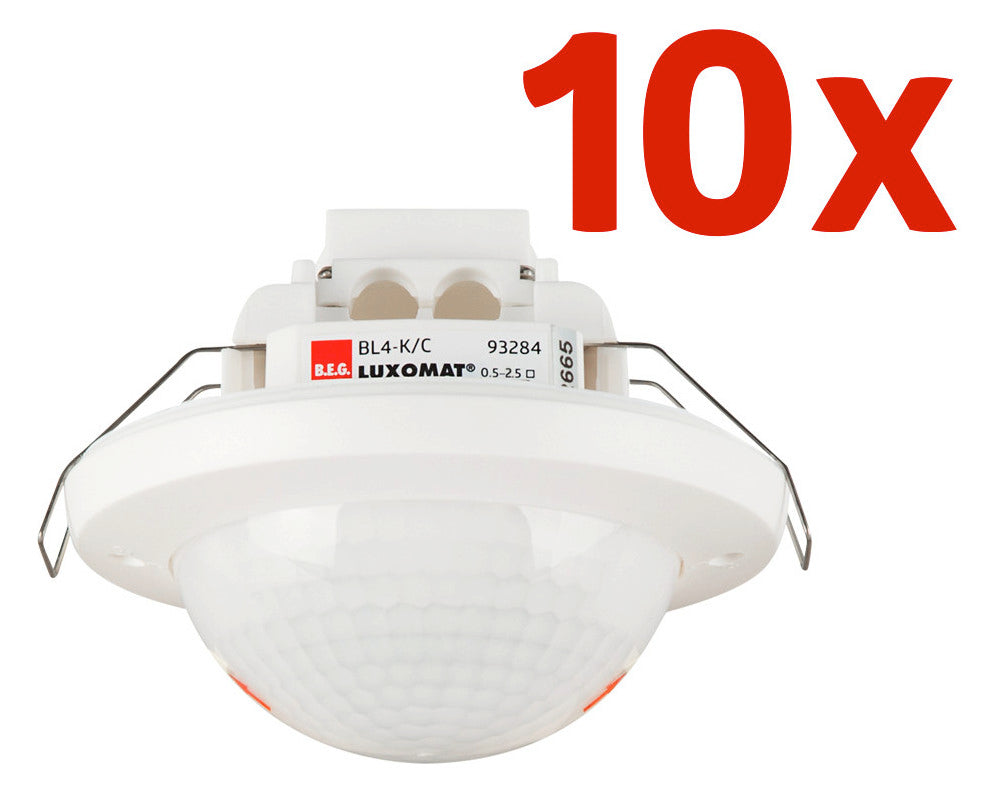 BEG Bewegungsmelder 360° EB ws BWM IP20 10 x BL4-K-DE fernb 1000W