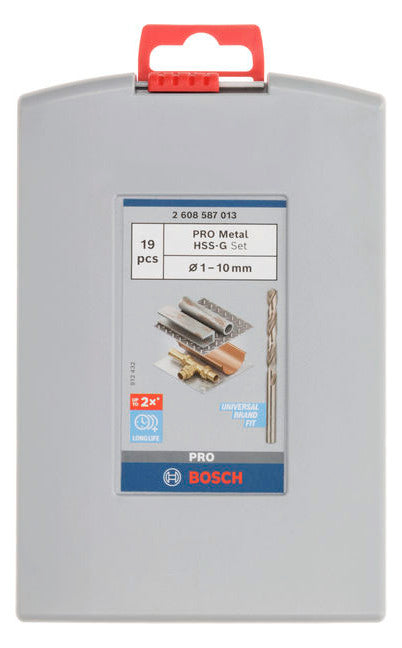 BOSCH-EW Bohrerset 19tlg 1-10mm Box 2608587013