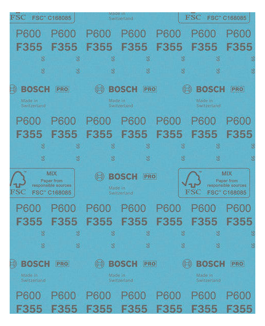 BOSCH-EW Schleifpapier K600 Papier 2608608H68 wasserf 280x230mm