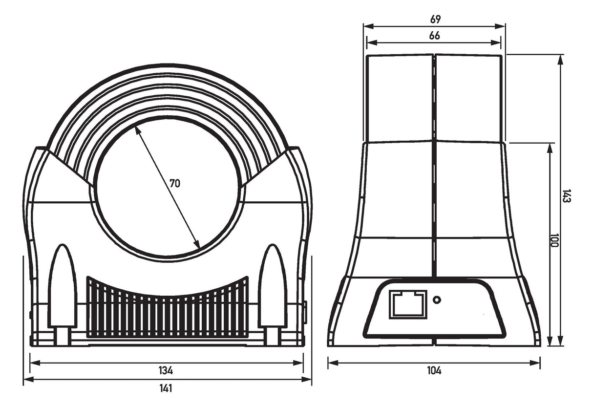 DOEPKE FI-Meldeeinrichtung 0-690V 0-30mA e.Guard RCM B 070 0-1000V/DC f.AC-Netz