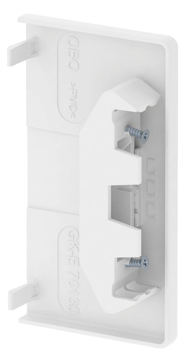 BETTERMANN Endstück GEB-K 130x70mm Kst GK-E70130RW li/re rws RAL9010 unbeh