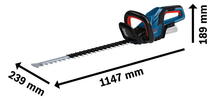 BOSCH-EW Akku-Heckenschere 18V 600mm Professional GHE 18V-60 solo 20mm
