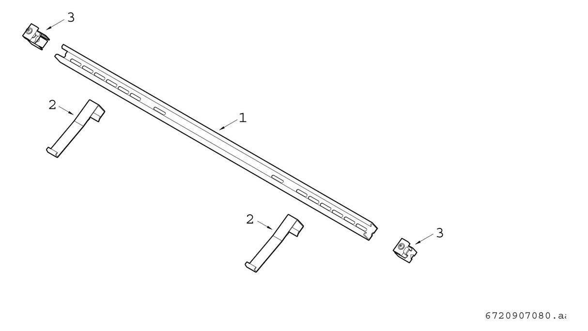 BOSCH Zubehör Solartechnik WMT 1 Grundbauset 1 Kollektor FCC Aufdach