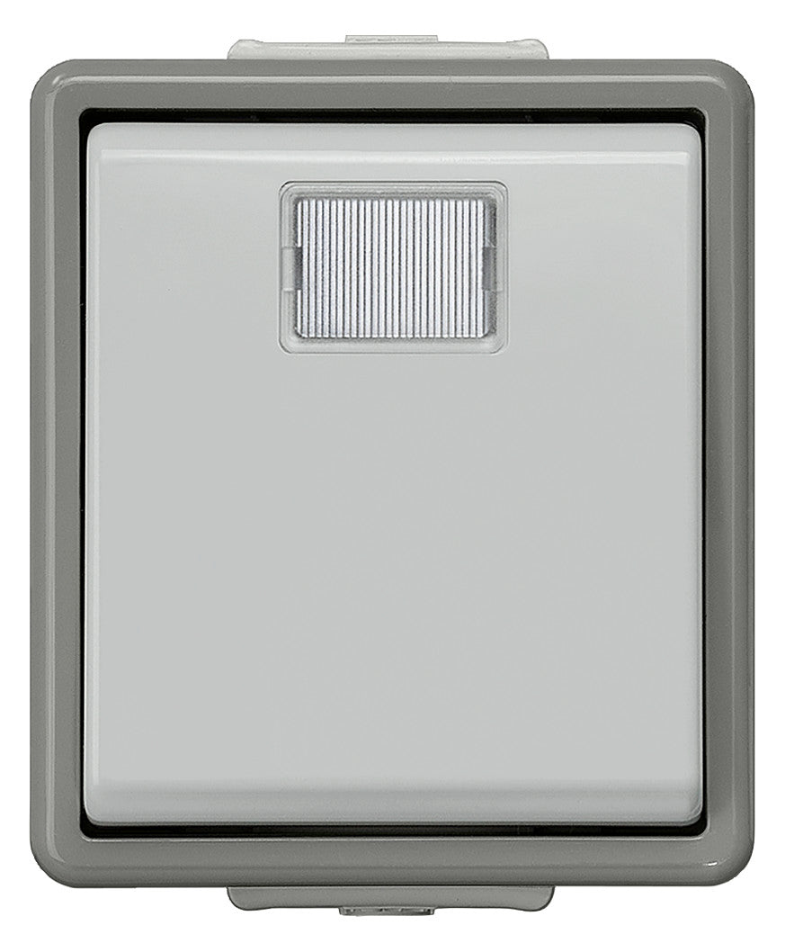 SIEMENS Einzeltaster-Modul gr 1S AP IP44 DELTAfläche 5TD4706 m.Bel