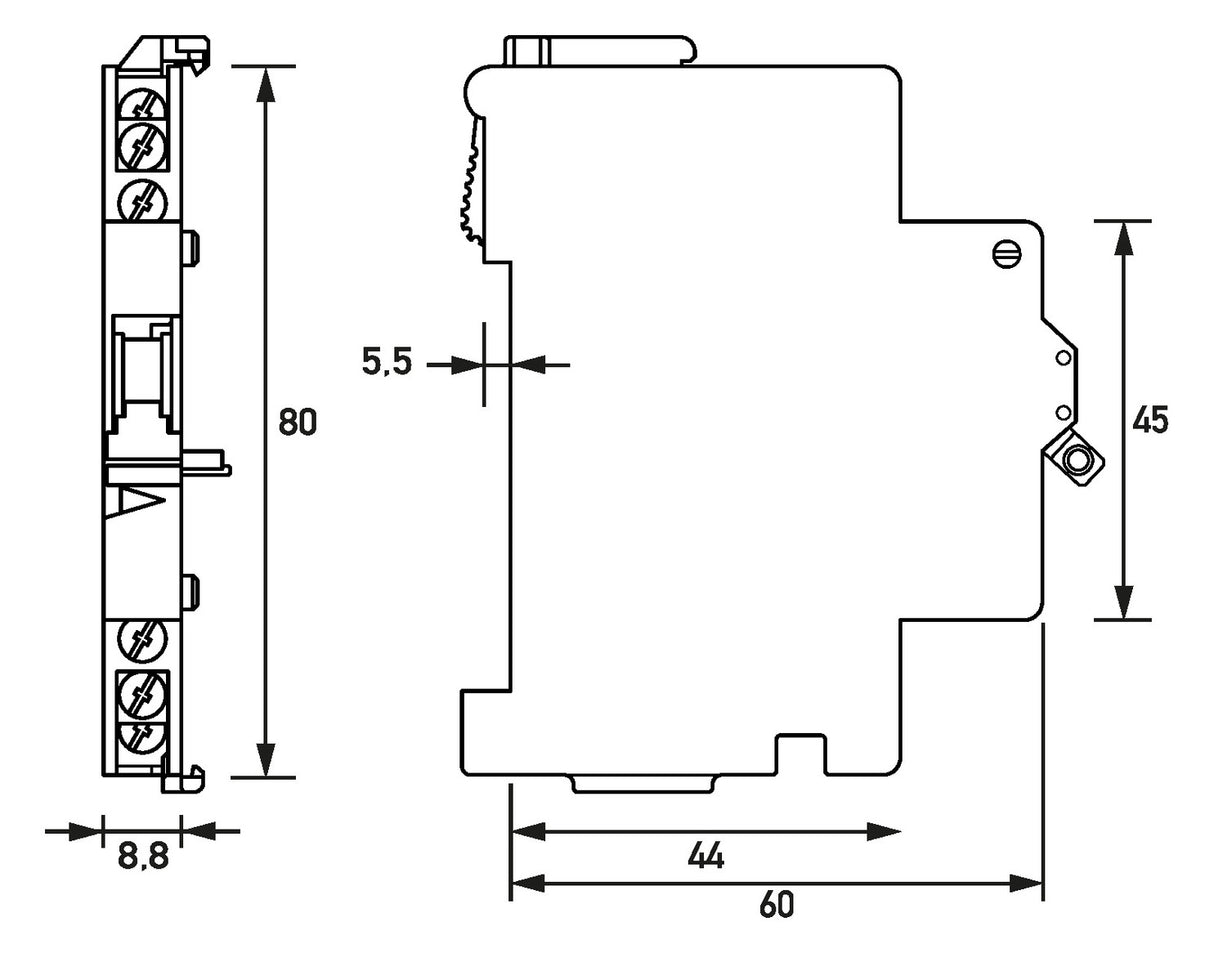 DOEPKE Fehlerschalter 2W FI/LS-Schalt 4A DHi 12 250V 0,5TE 1st