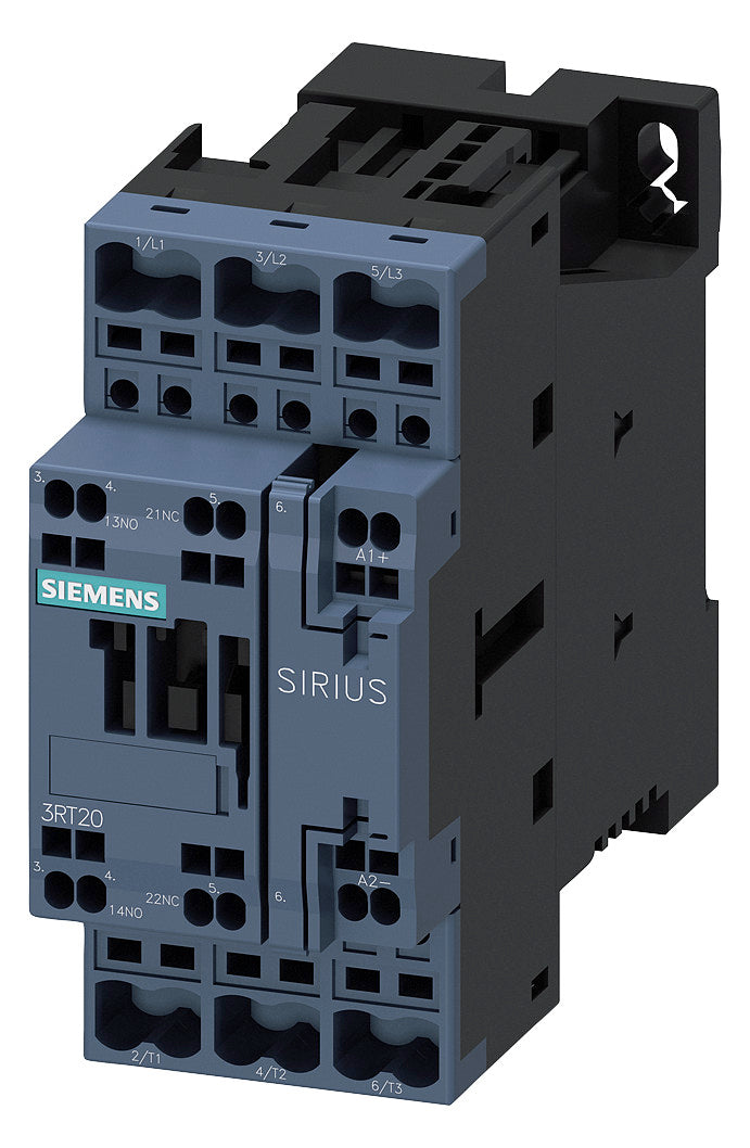 SIEMENS Leistungsschütz 7,5kW 3S 17A REG 3RT2025-2NB30 21-28VUC 1S+1Ö/Hilf