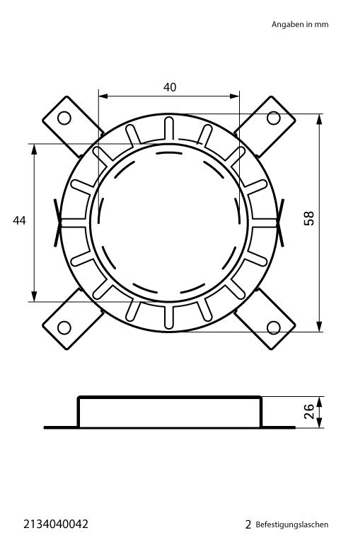 WALRAVEN Brandschutzmanschette Pacifyre AWM II für br. Rohr / ged. MSV 40 mm