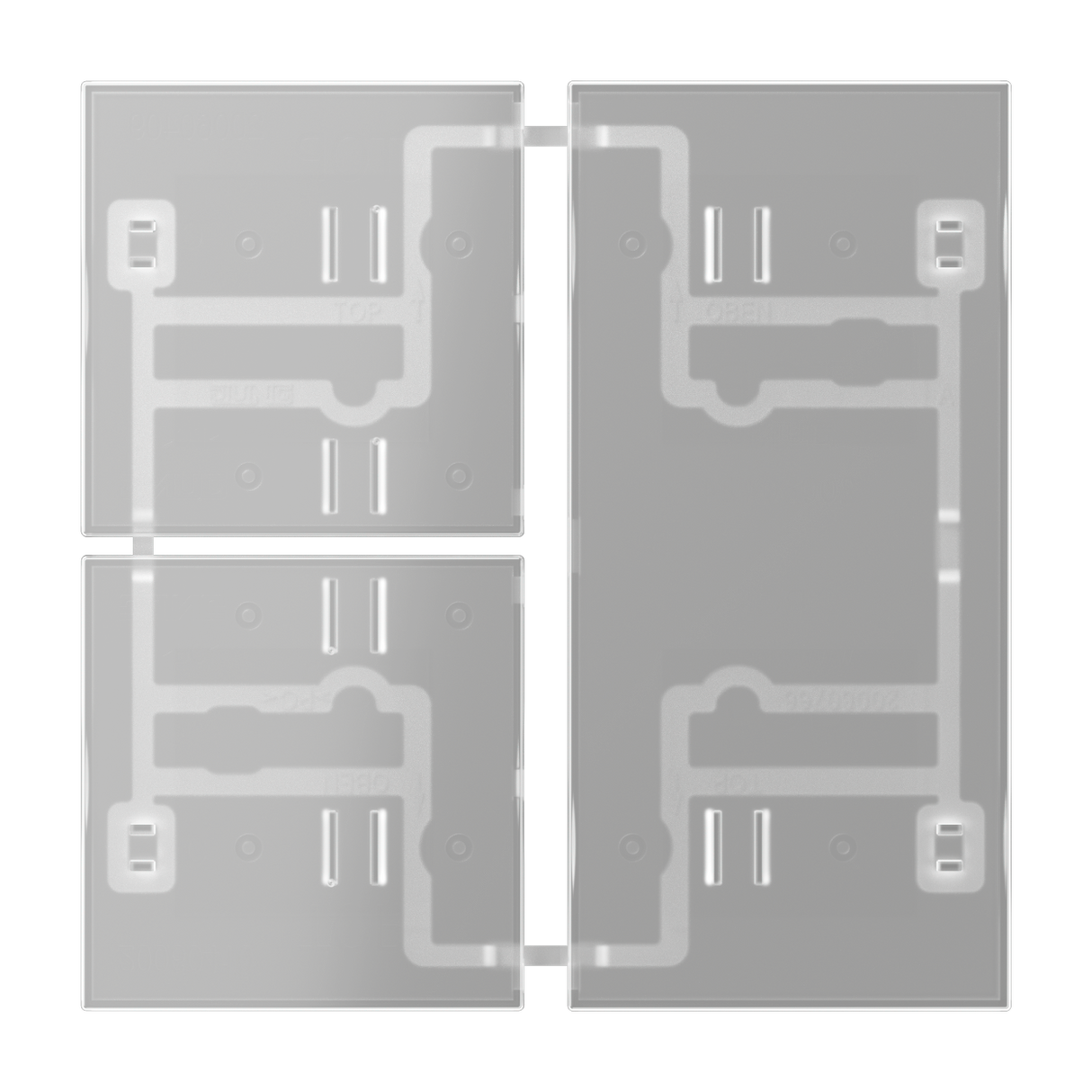 JUNG Taste 3t Schalter tra glz 403 TSA T f.Bussystem