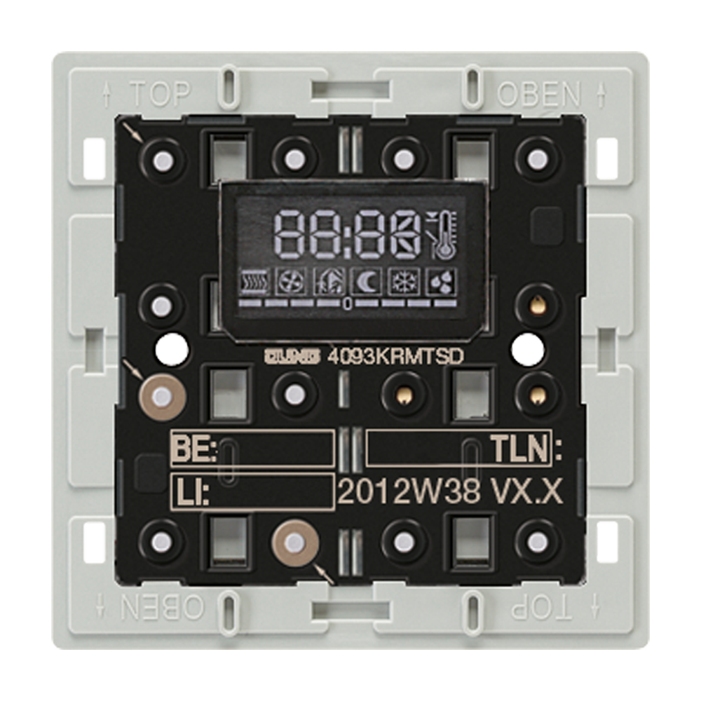 JUNG Raumtemperaturregler UP KNX LED 4093 KRM TS D Bedienelement