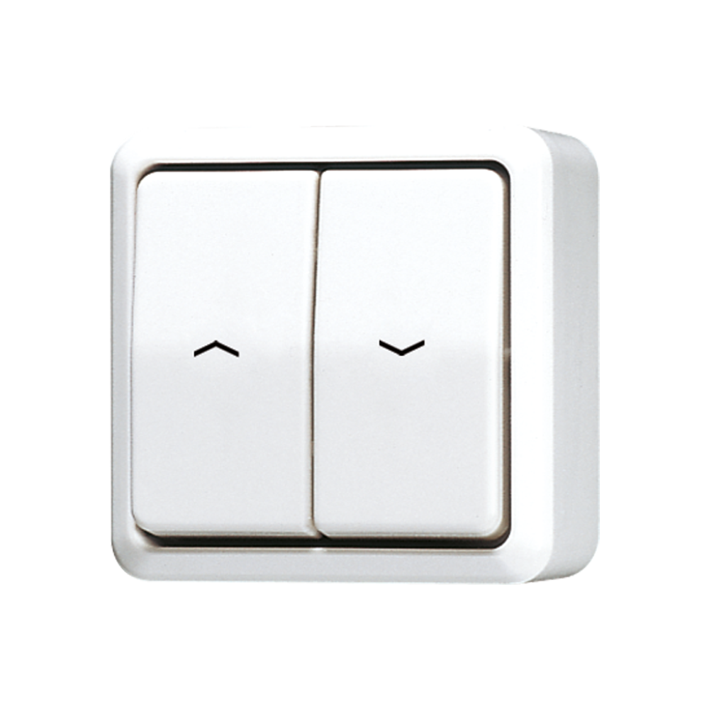 JUNG Jalousietaster -Einsatz aws glz 1p AP 600 639 VA WW Wippe
